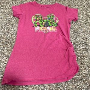 Pink Ninja turtle shirt